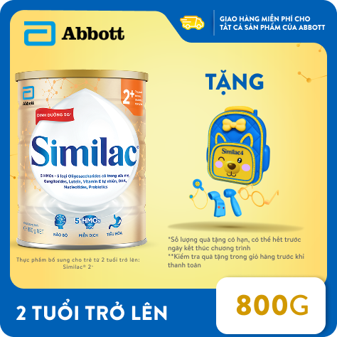 [Tặng đồ chơi b&aacute;c sĩ] Similac 2+ 800g 