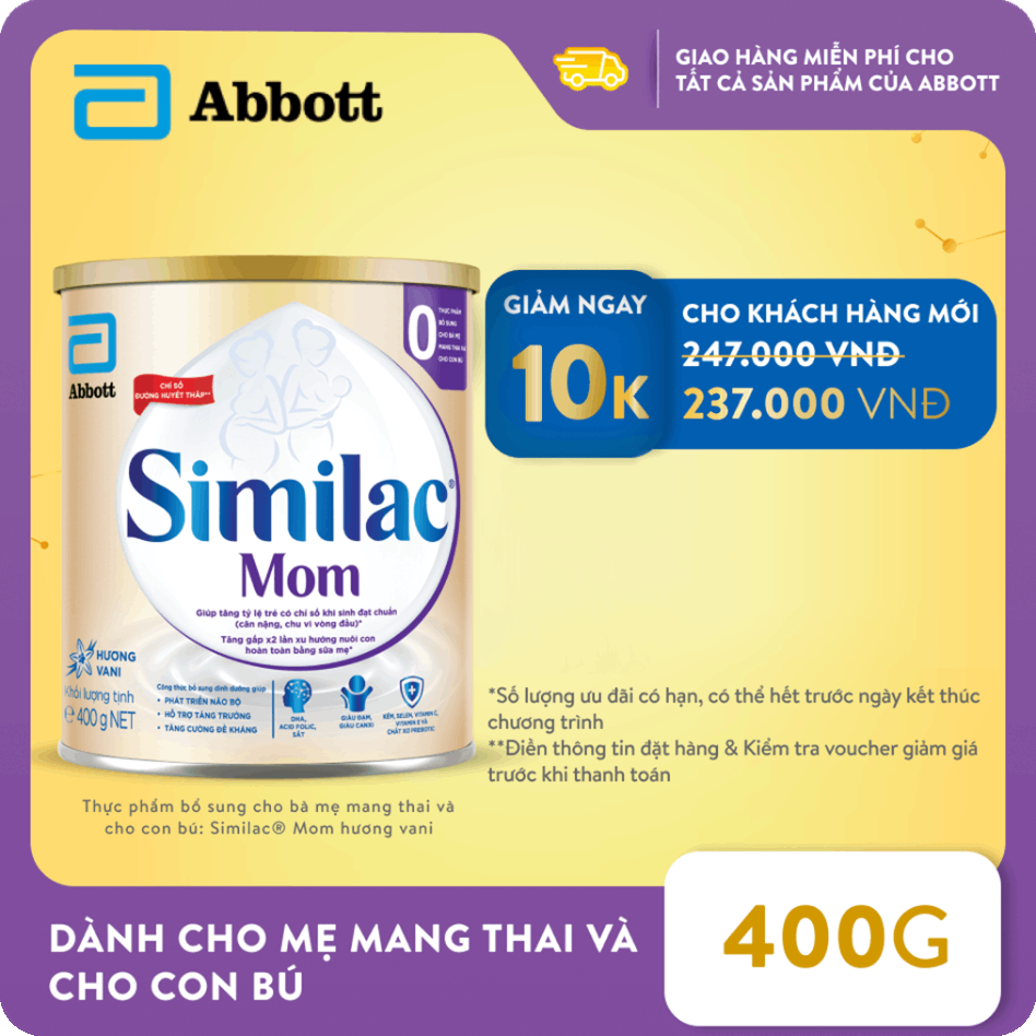 Similac Mom hương vani 400g