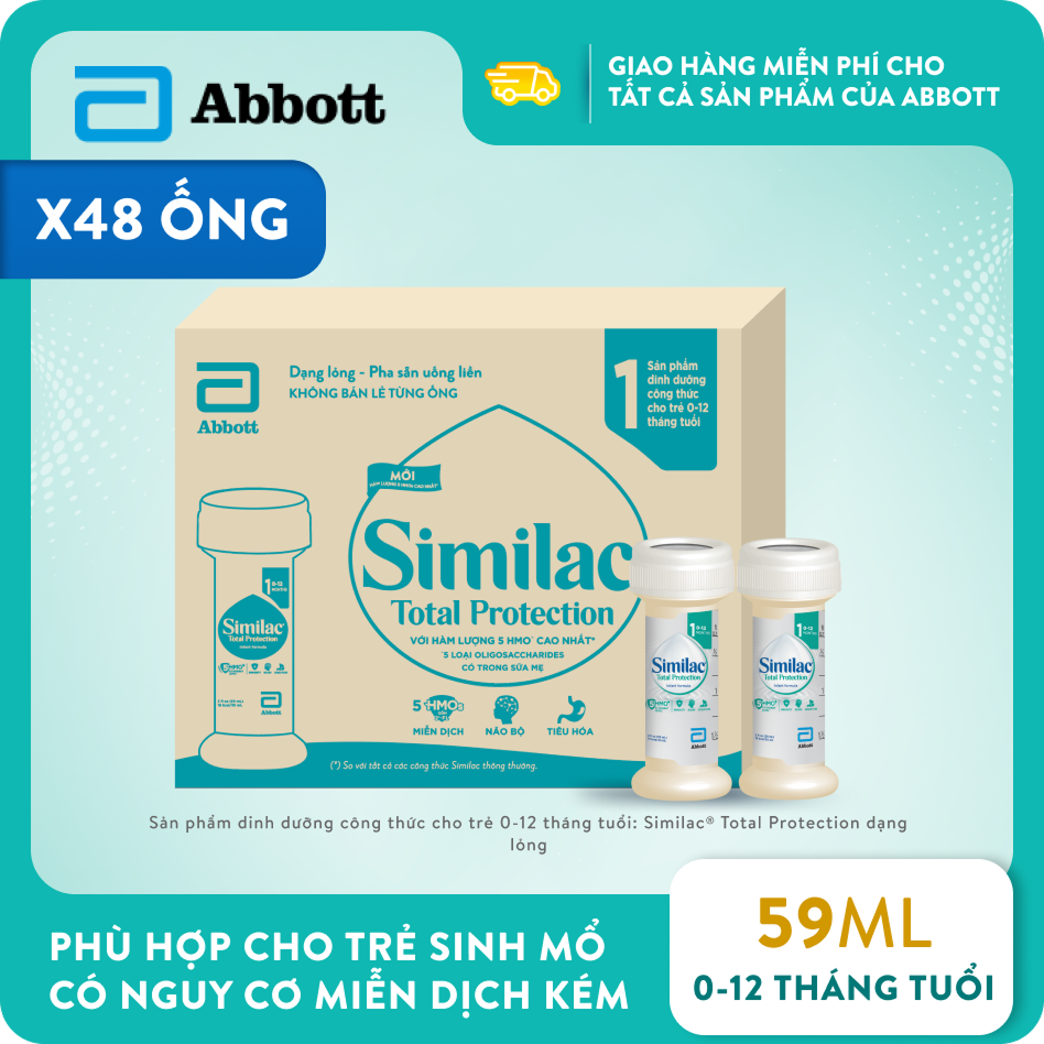 Thùng 48 ống Similac Total Protection 59ml 