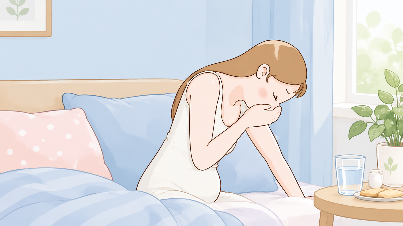 Buồn nôn là một trong những dấu hiệu của ốm nghén